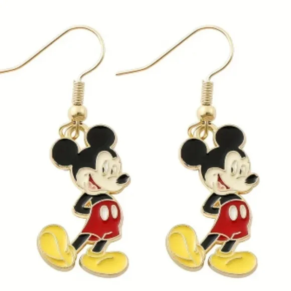 Disney Mickey Mouse Dangle Earrings - Picture 1 of 1